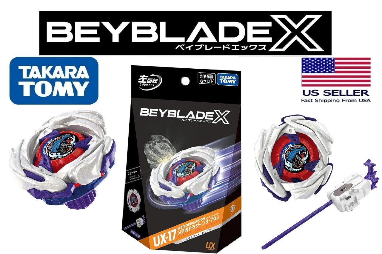 Beyblade X Beyblade X UX-17 Starter Meteor Dragoon 3-70J JP Beycode US Seller