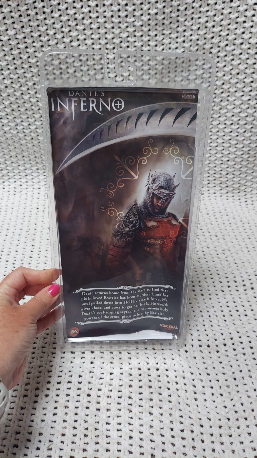 Dante’s Inferno Dan Action Figure NECA Player Select Dante Multicolor Boxed