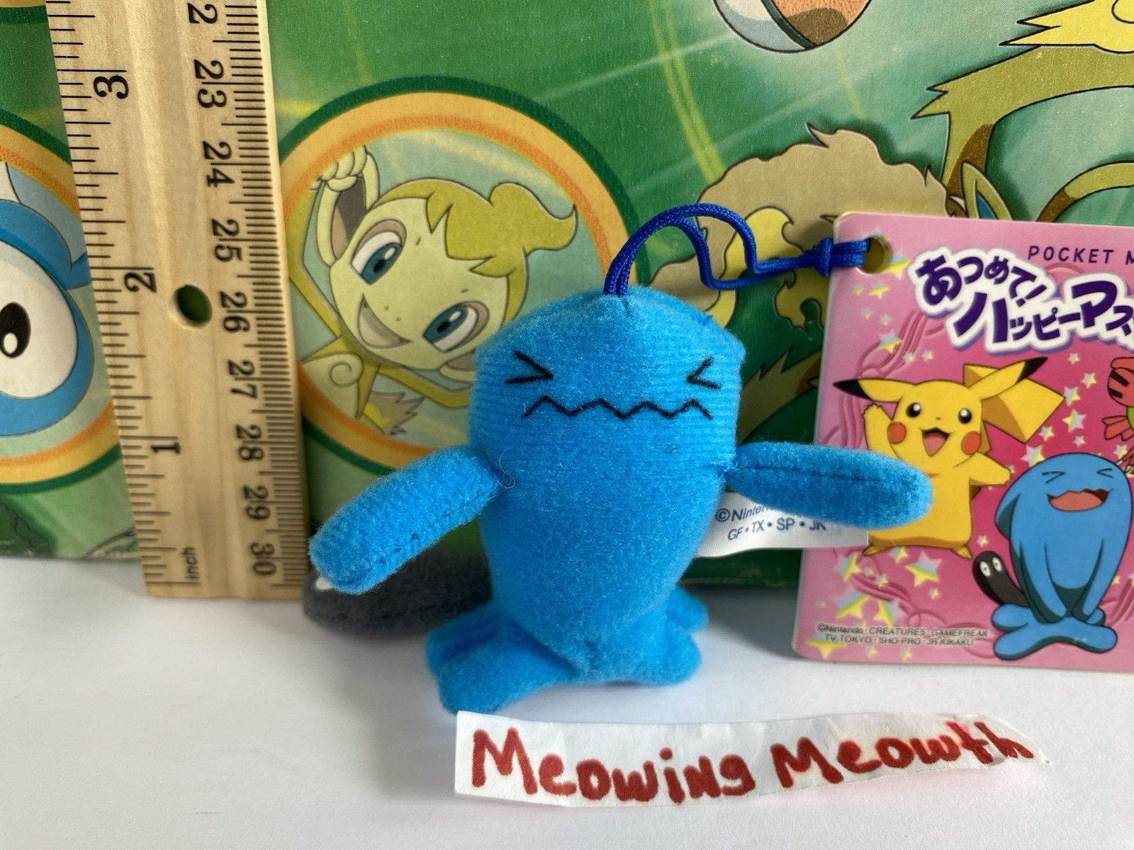 Pokemon Plush Wobbuffet Mascot Tomy Stuffed doll Japan poke go toy figure NEW