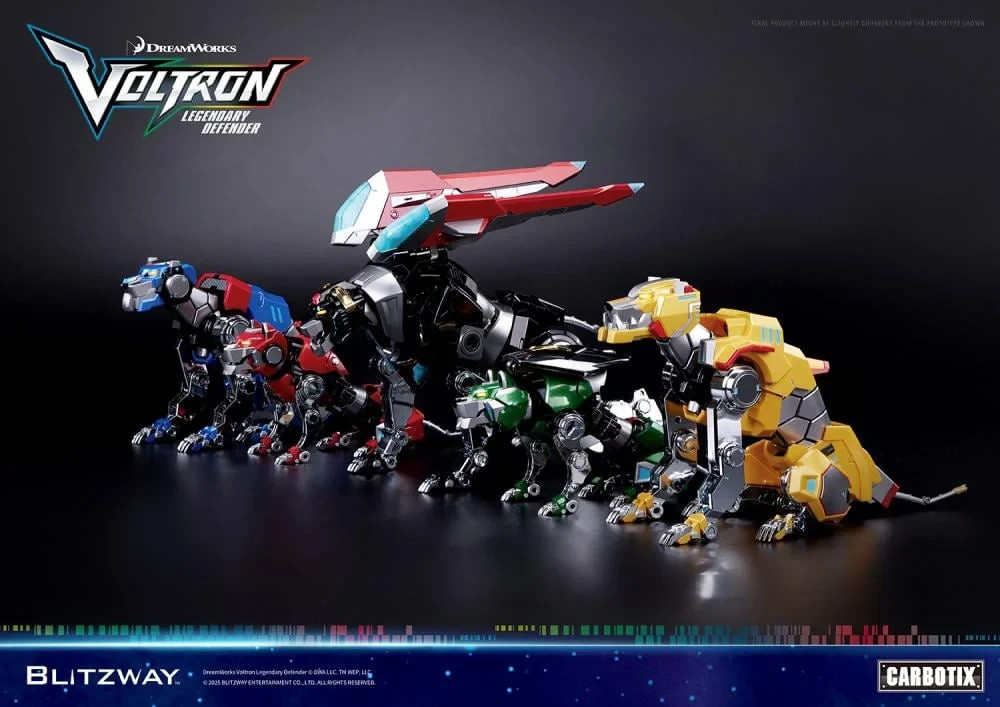 Voltron Legendary Defender Carbotix 10th Anniversary Standard Edition Figure