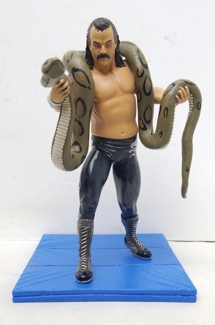 Incomplete Jakks 7.50″ WWE Unmatched Fury “Jake “The Snake” Roberts” Figure READ