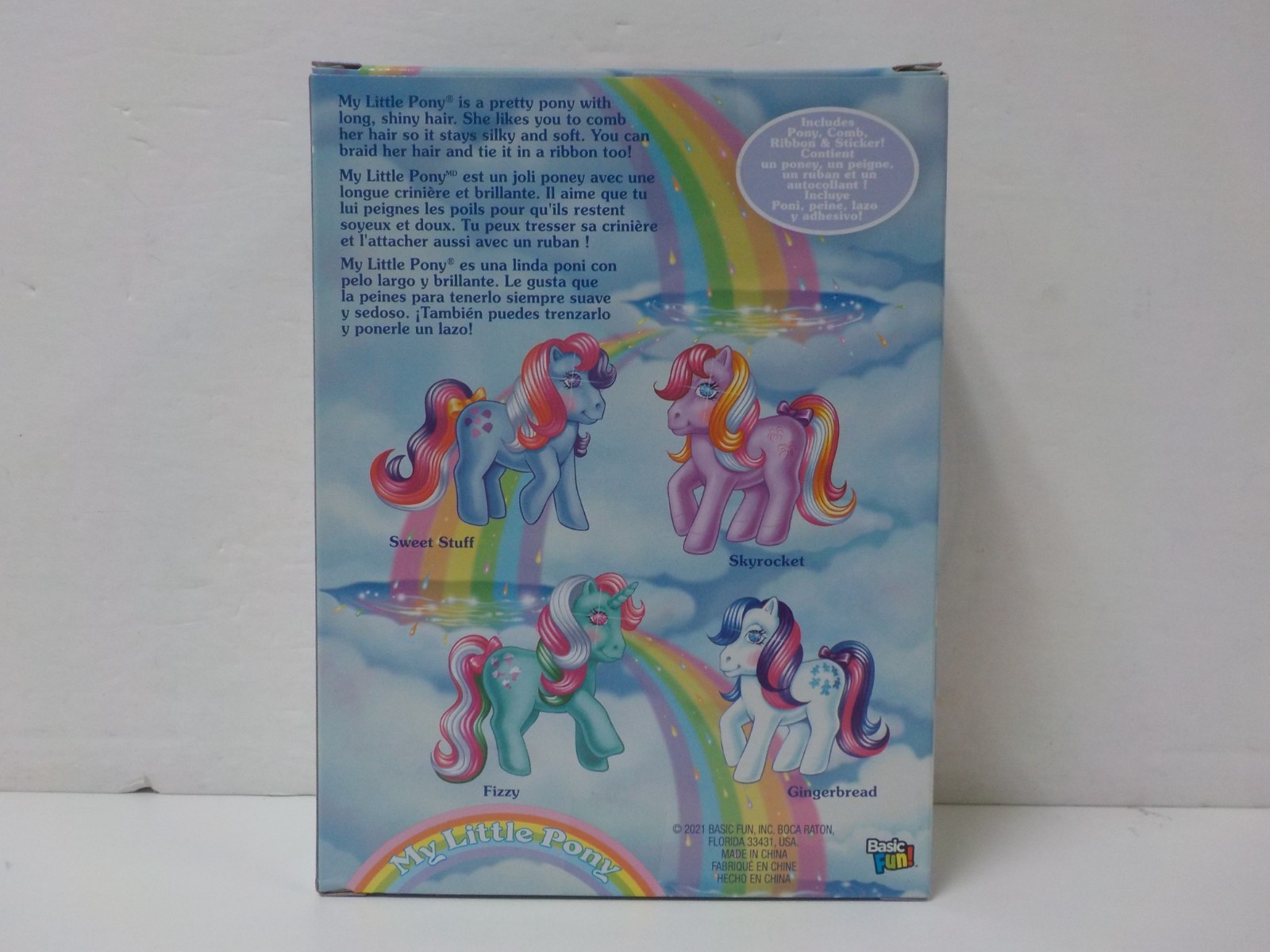G603 My Little Pony FIZZY Uni 35th Anniversary Basic Fun Retro G1