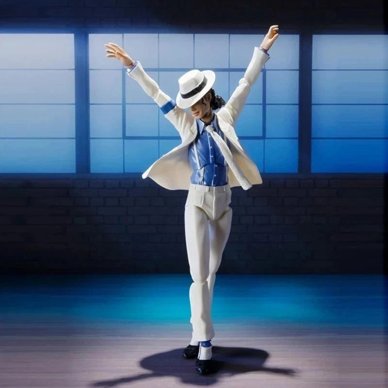 Michael Jackson Smooth Criminal Moonwalk Action Figure Model Toys Free Shipping