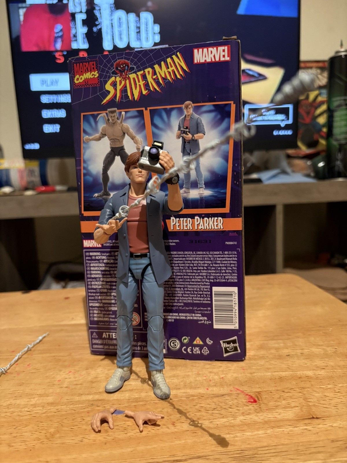 Marvel Legends Spiderman The Animated Series VHS Peter Parker