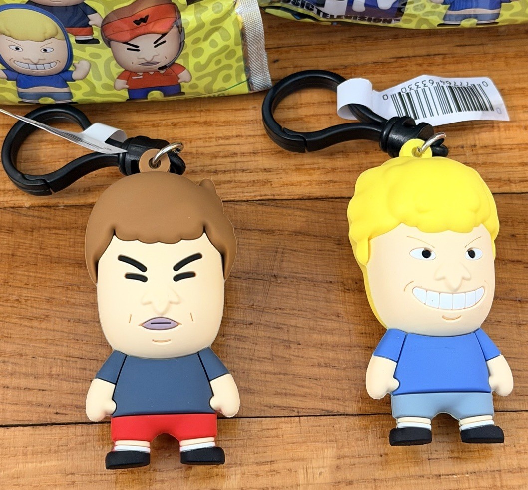 MTV Shows 3D Figural Foam Bag Clip – Blind Bag Pack Keychain Complete set