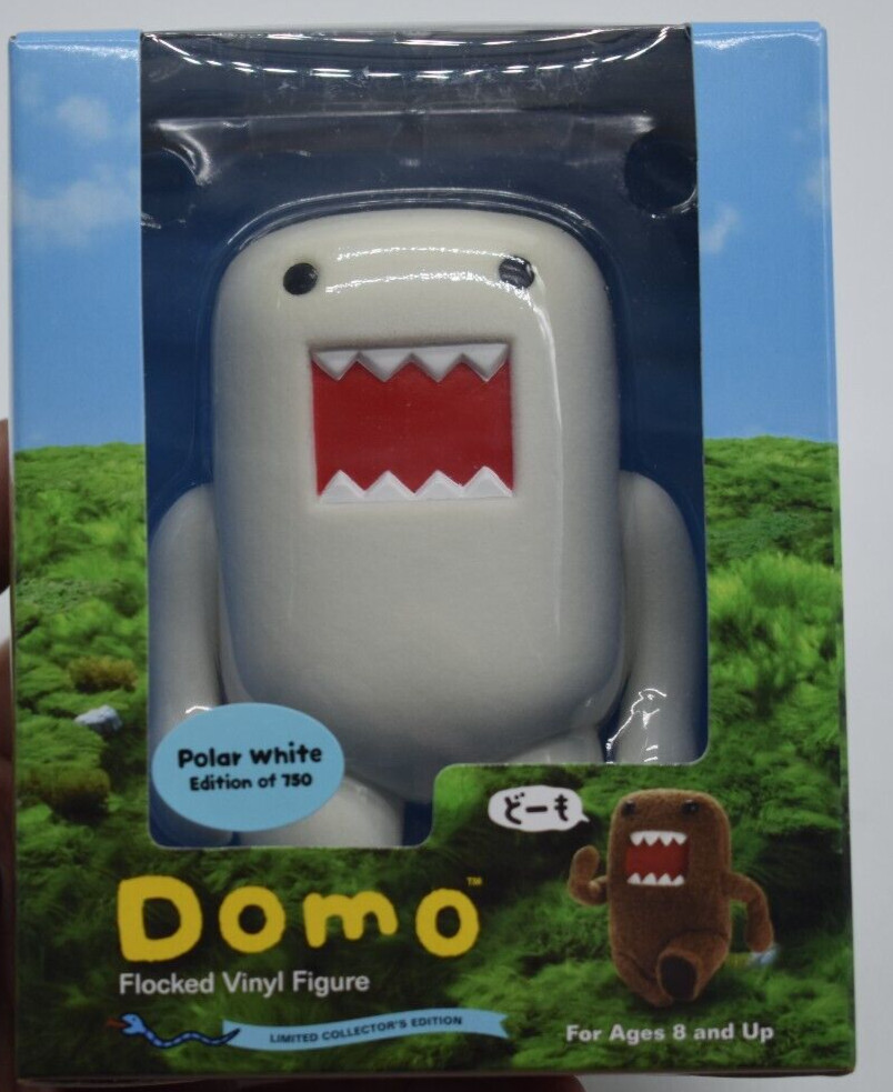 1998 Dark Horse Deluxe Polar White Flock Domo New Box Vinyl 8″ Figure LE 750 YES