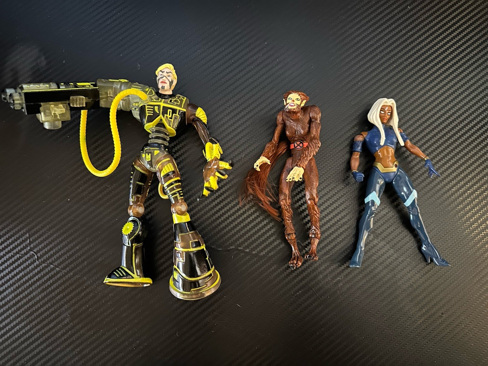 Lot Of 3 1998 Marvel Toy Biz X Men The New Mutants Warlock Storm And Wolfsbane