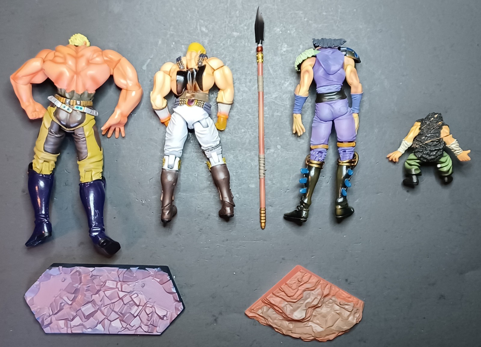 Kaiyodo Xebec Toys Fist of the North Star Action Figures Lot of 4