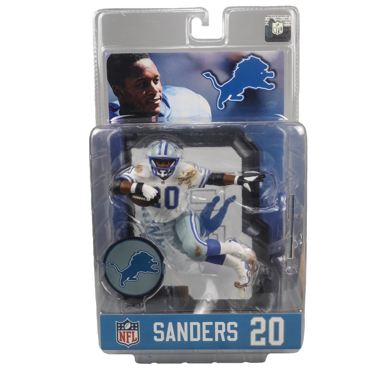 Barry Sanders (Detroit Lions White Jersey)NFL 7″ Figure McFarlane’s SportsPicks