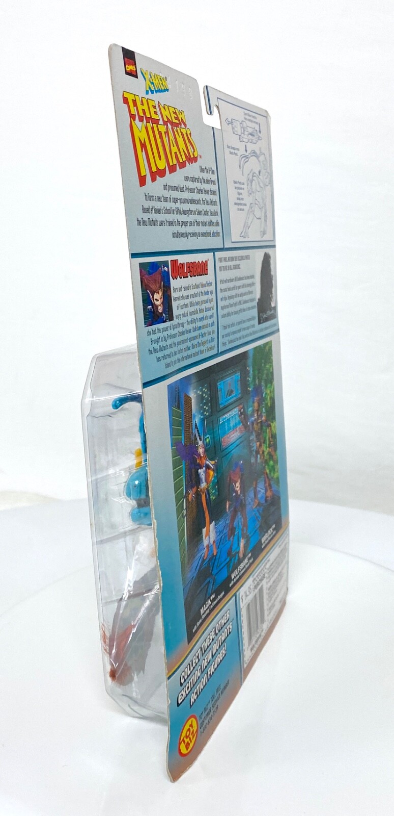 X-Men The New Mutants WOLFSBANE with Arrow Cannon Back Pack Toybiz 1998