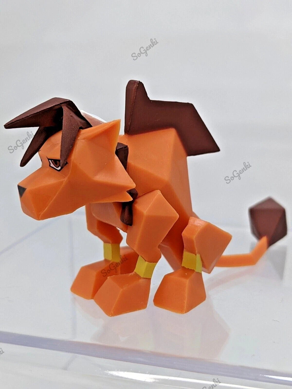 Final Fantasy VII Barret + Red XIII Set of 2 Polygon Retro Figure FF7 FFVII PS1