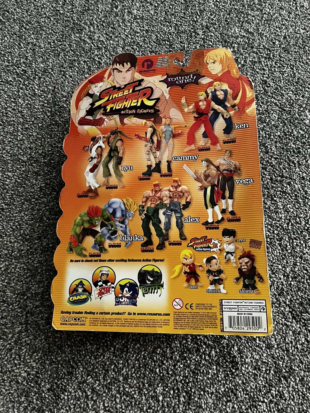 1999 ReSaurus Capcom Street Fighter Action Figure CAMMY Player One