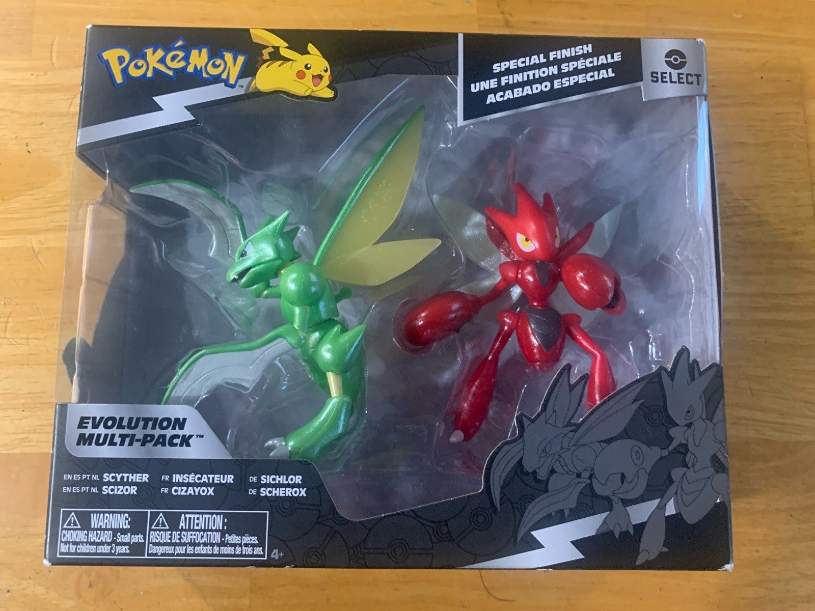 Pokémon Scyther & Scizor Select Series Evolution 2-Pack Exclusive Action Figures