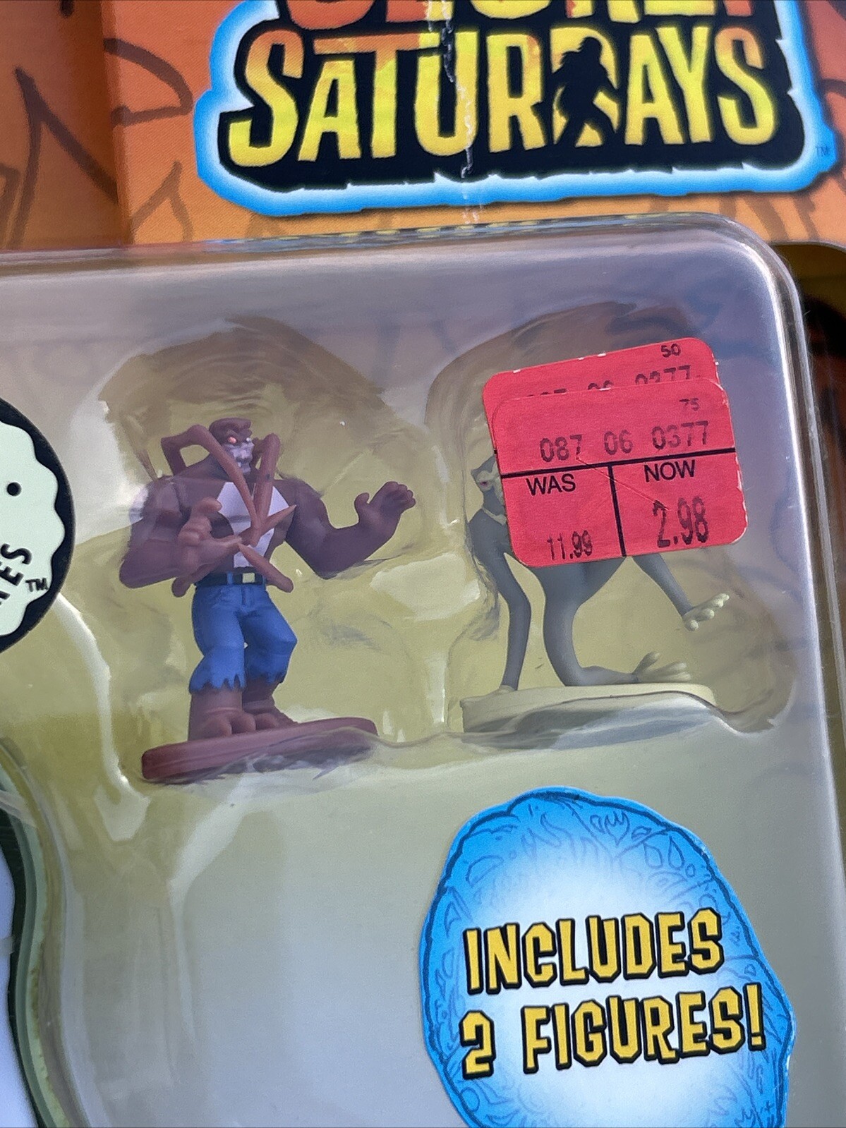 The Secret Saturdays Fiskerton’s Train Chase Figure Set New Box Dmg