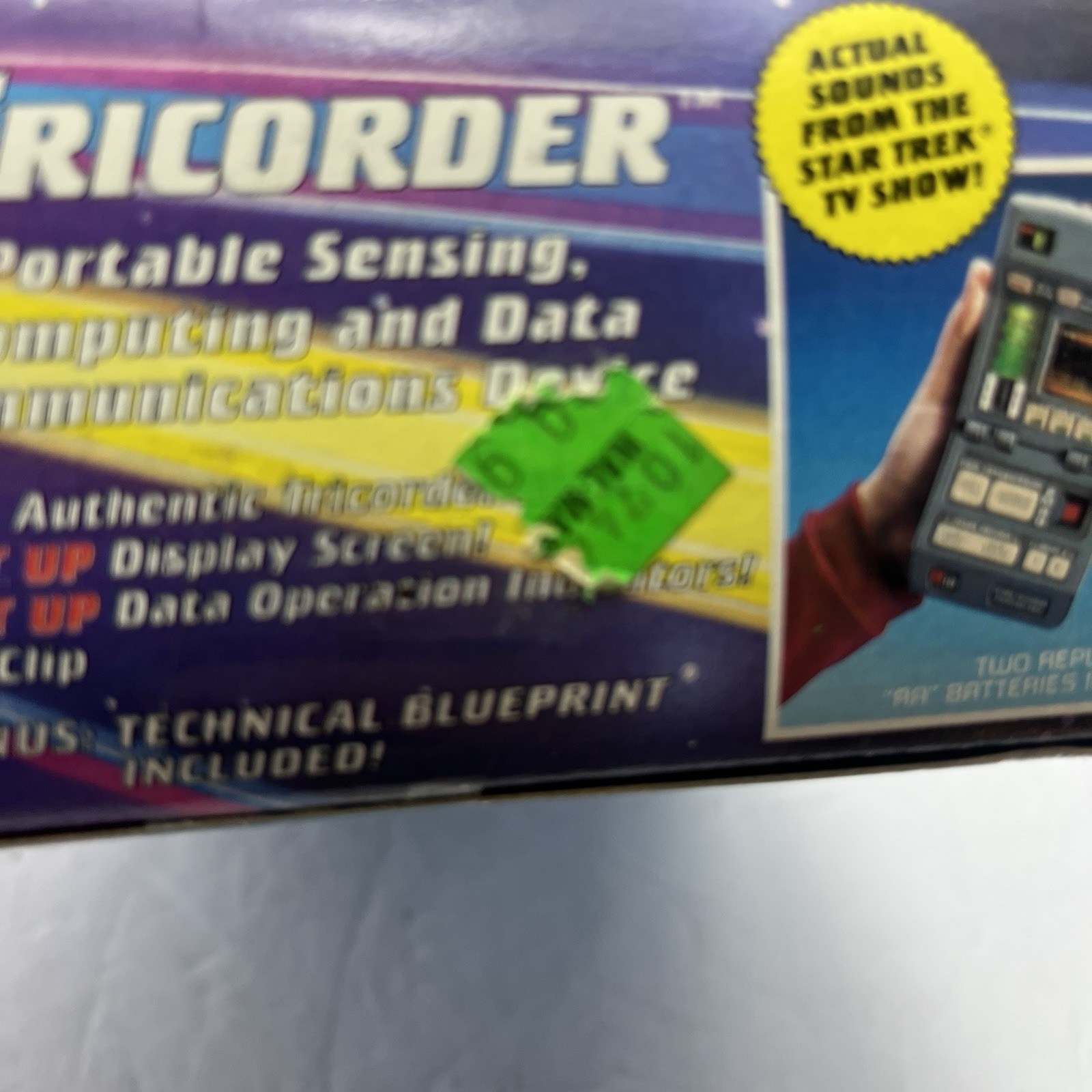 STAR TREK THE NEXT GENERATION TRICORDER New Open Box 1993 #6153 TESTED/WORKING