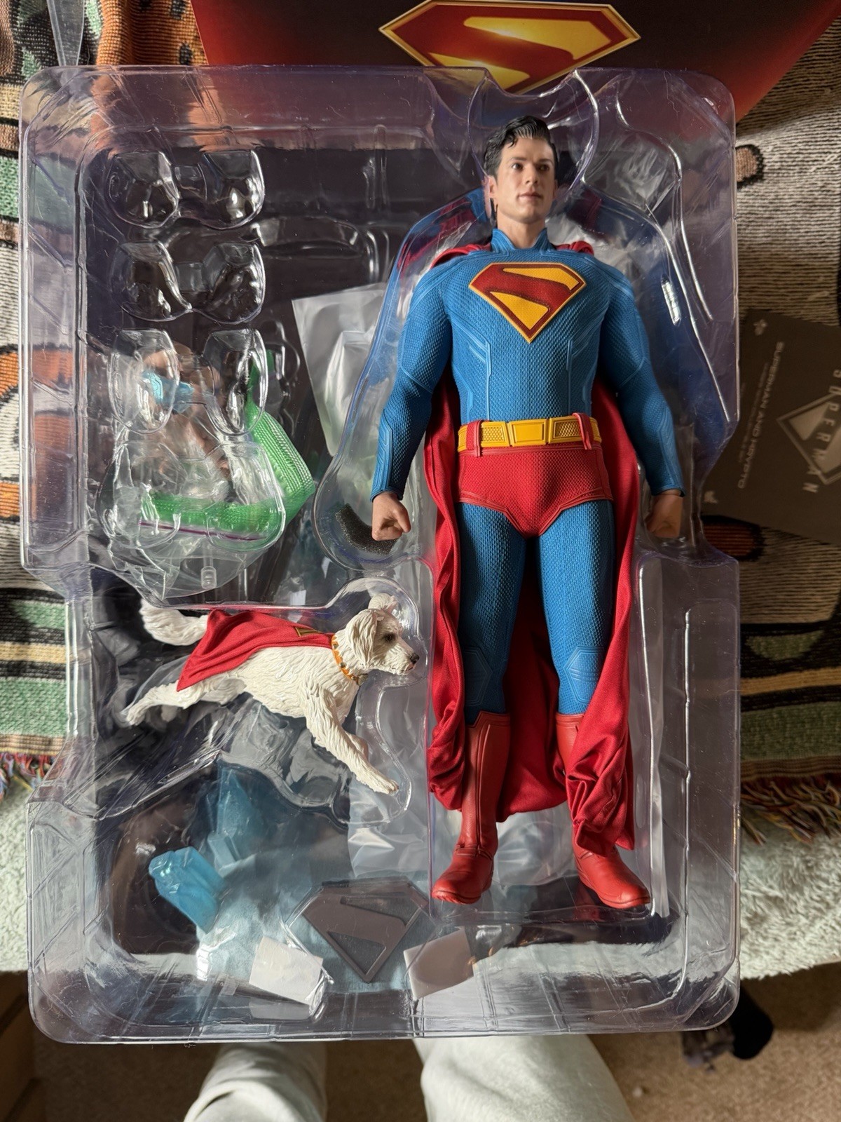 Hot Toys Superman & Krypto MMS812 1:6 Scale Figure 2025