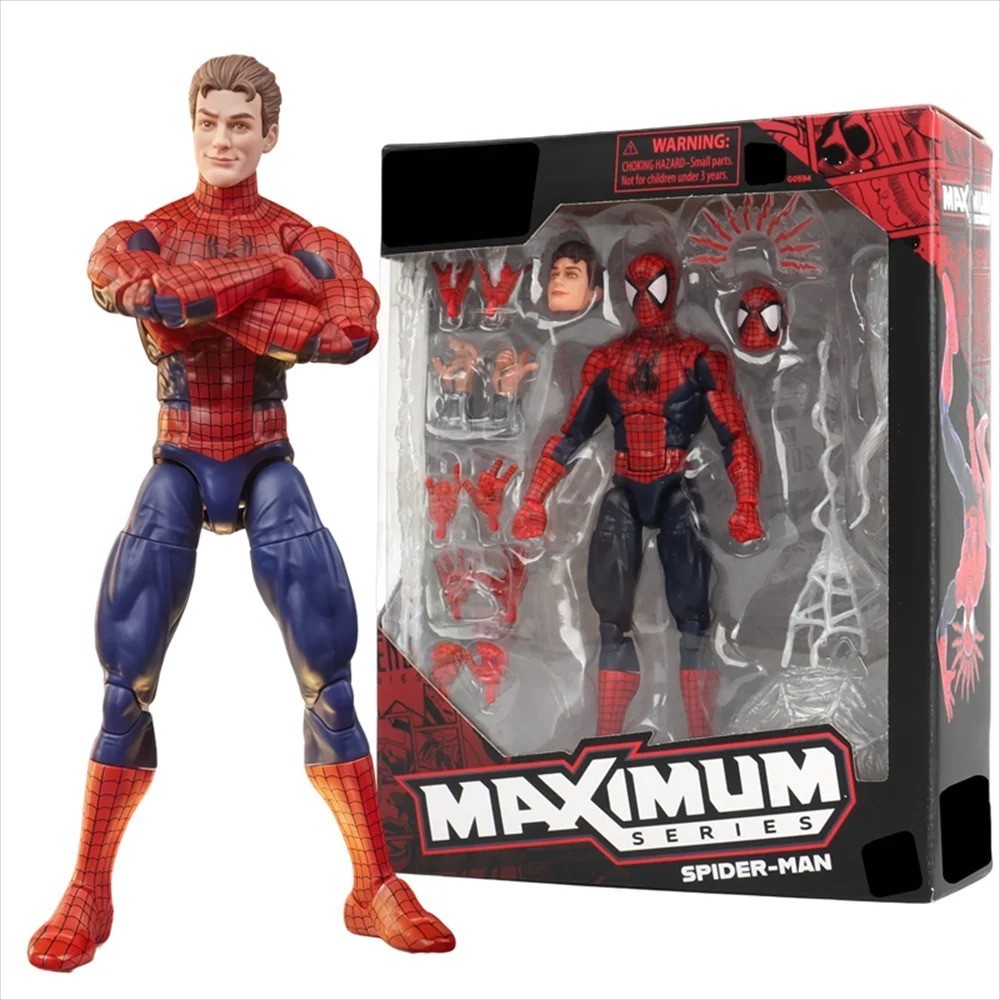 1/12 Spider-Man Peter Parker Action Figure Collection Joint Mobility Movie Chara