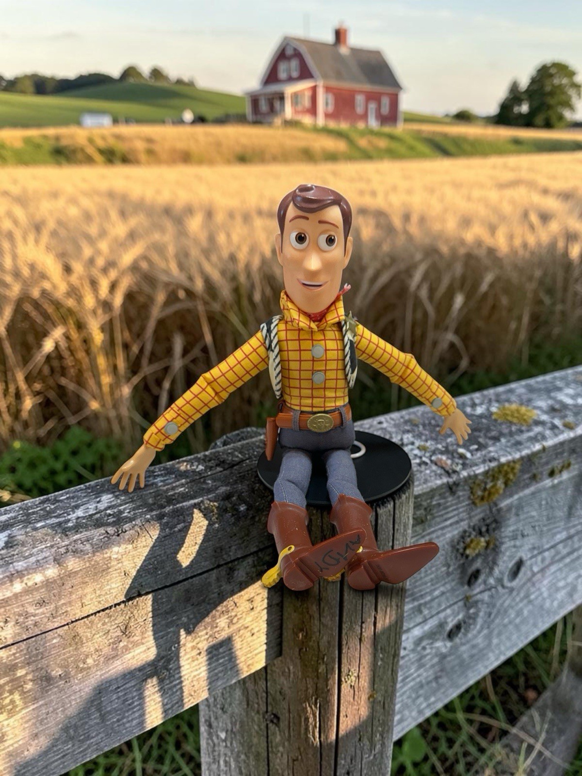Vintage Disney Woody Doll Pixar Thinkway Toy Story 16” Not Working 1995
