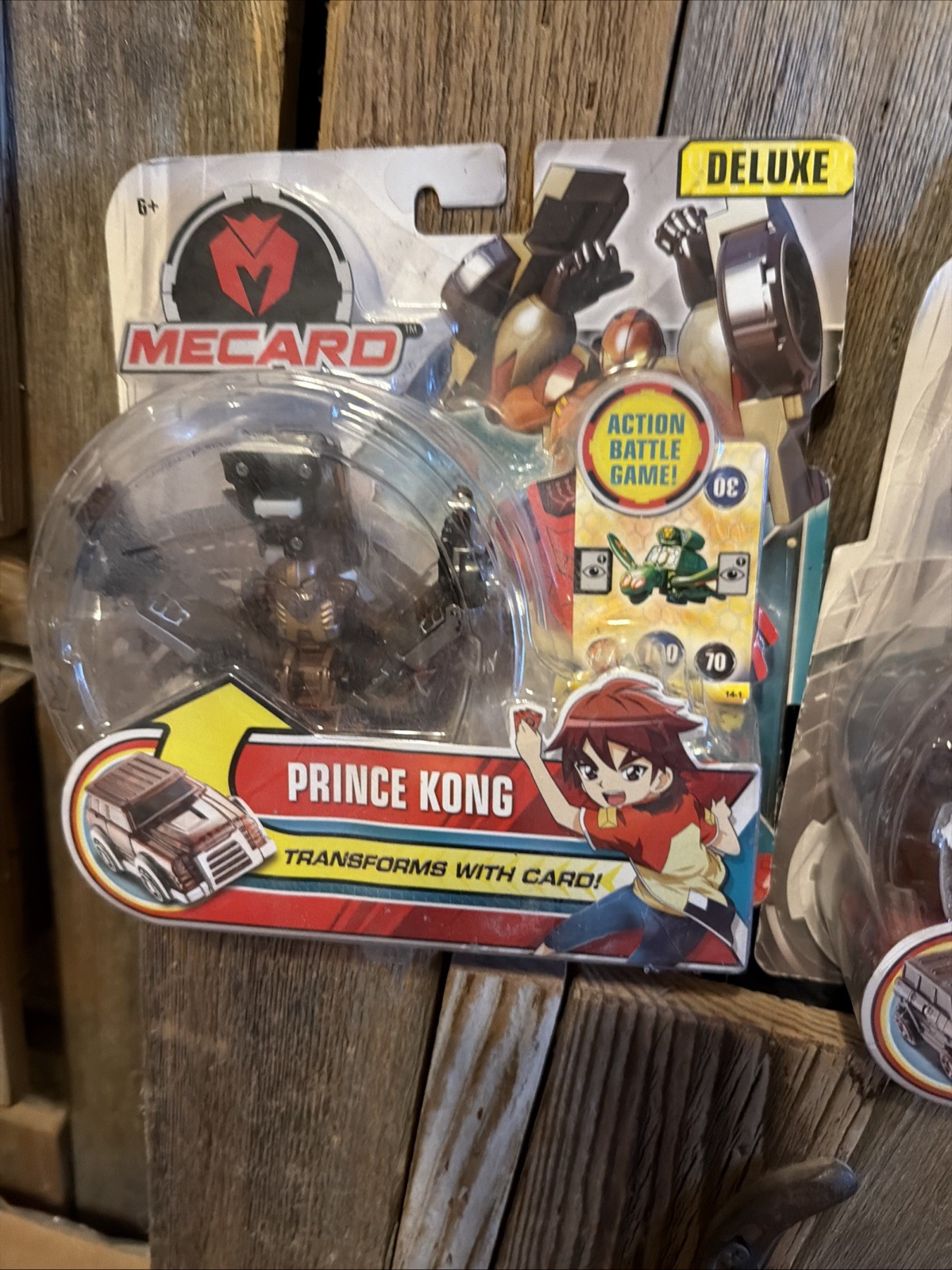 Mecard Prince Kong Deluxe with Card Action Battle Game Collection Poster plus 2