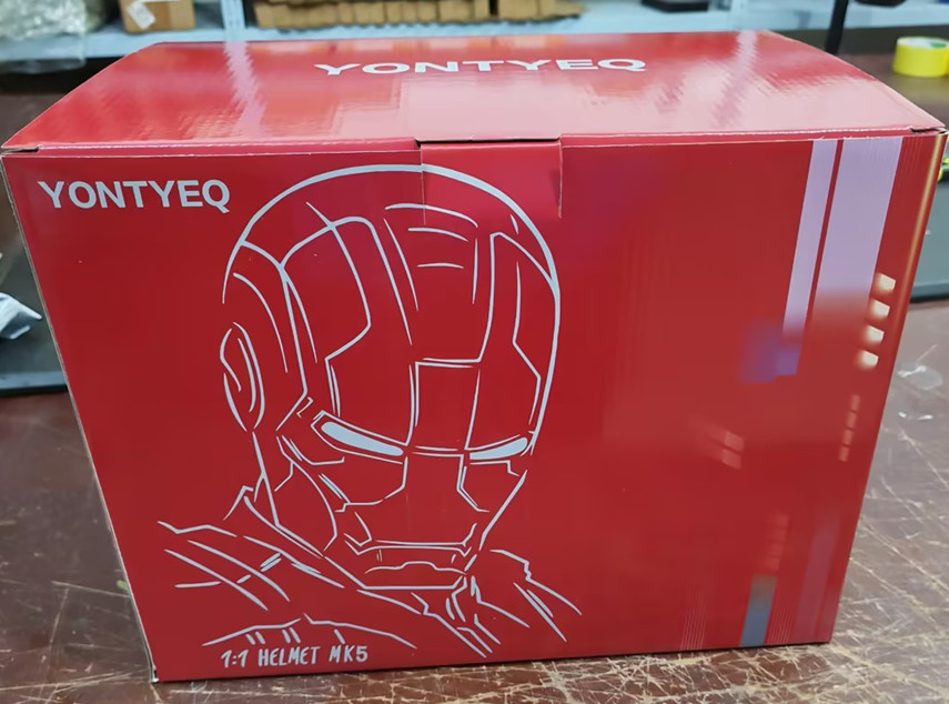 Autoking Iron Man Full Black MK5 Helmet Electronic Wearable Voice-control Mask