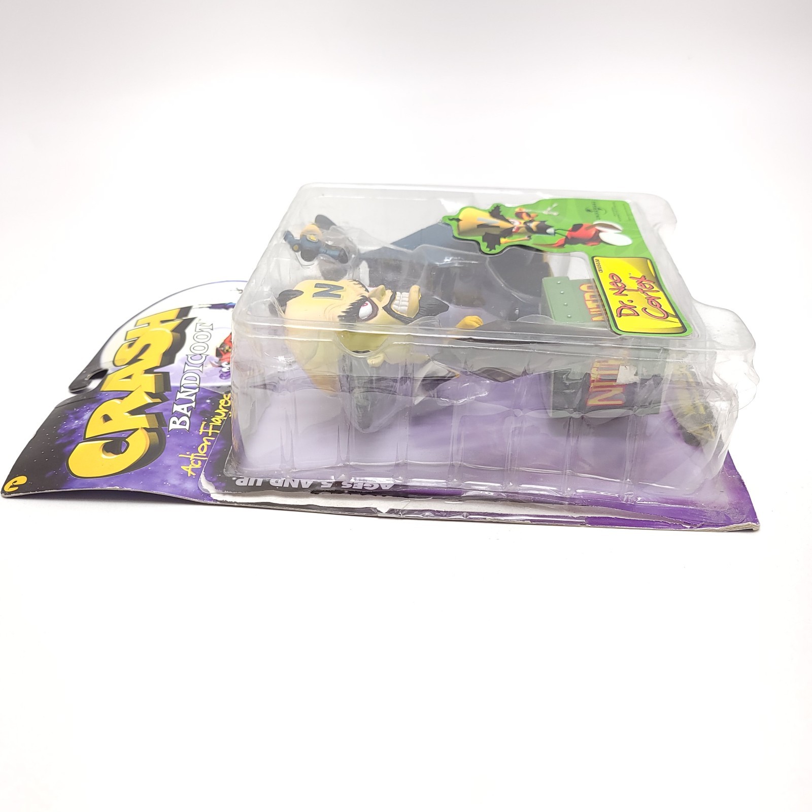 CRASH BANDICOOT SERIES 1 Dr. Neo Cortex Figure Vintage 1998 ReSaurus OPENED
