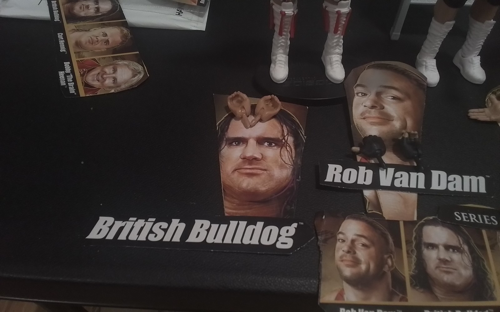 WWE Mattel Legends Series #29 MITB RVD OM ,Curt Henning,Bulldog & Bobby Henning