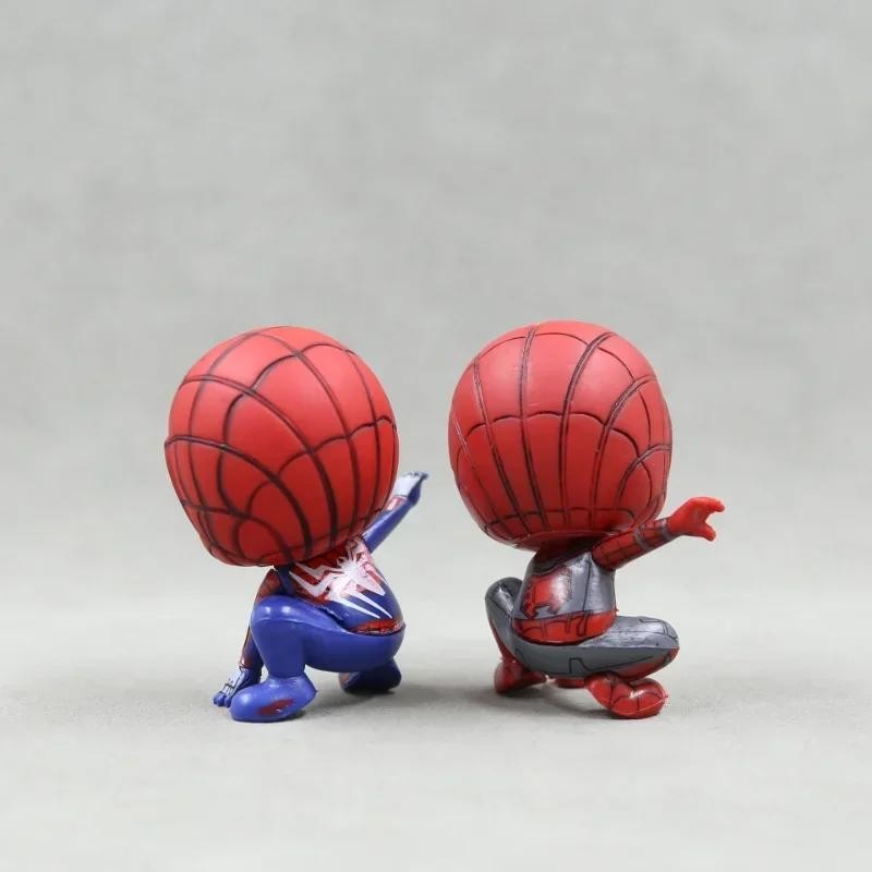 Anime Movies Spiderman Toy Figures Cartoon Anime Marvel Hero Model Doll Gifts