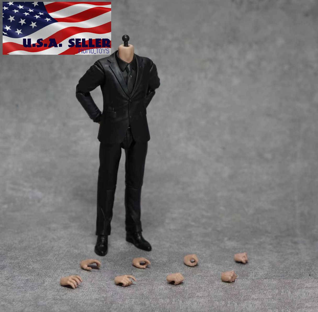 1/12 Male Figure Set with Nondetachable Suit Go With 6″ SHF MAFEX Head ❶USA❶