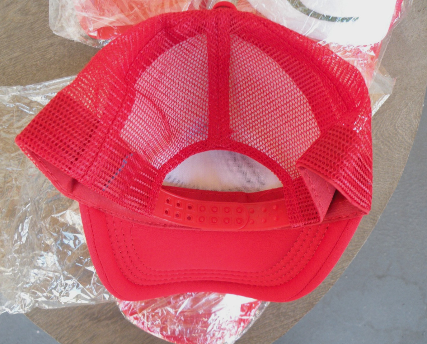 4 Unused Ash Ketchum / Pokemon Adult Hats / Mesh Cap with Plastic Snap Closure