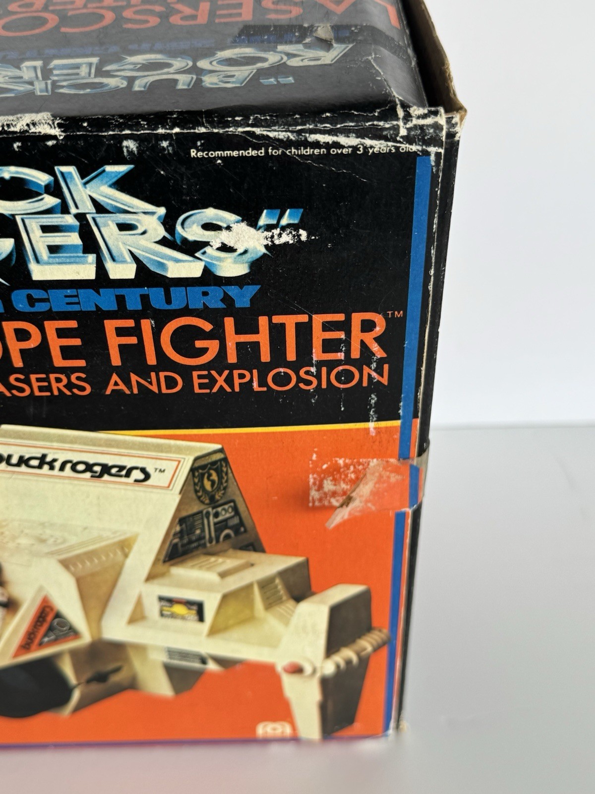Vintage 1979 Mego Buck Rogers Laserscope Fighter In Open Box Complete White!