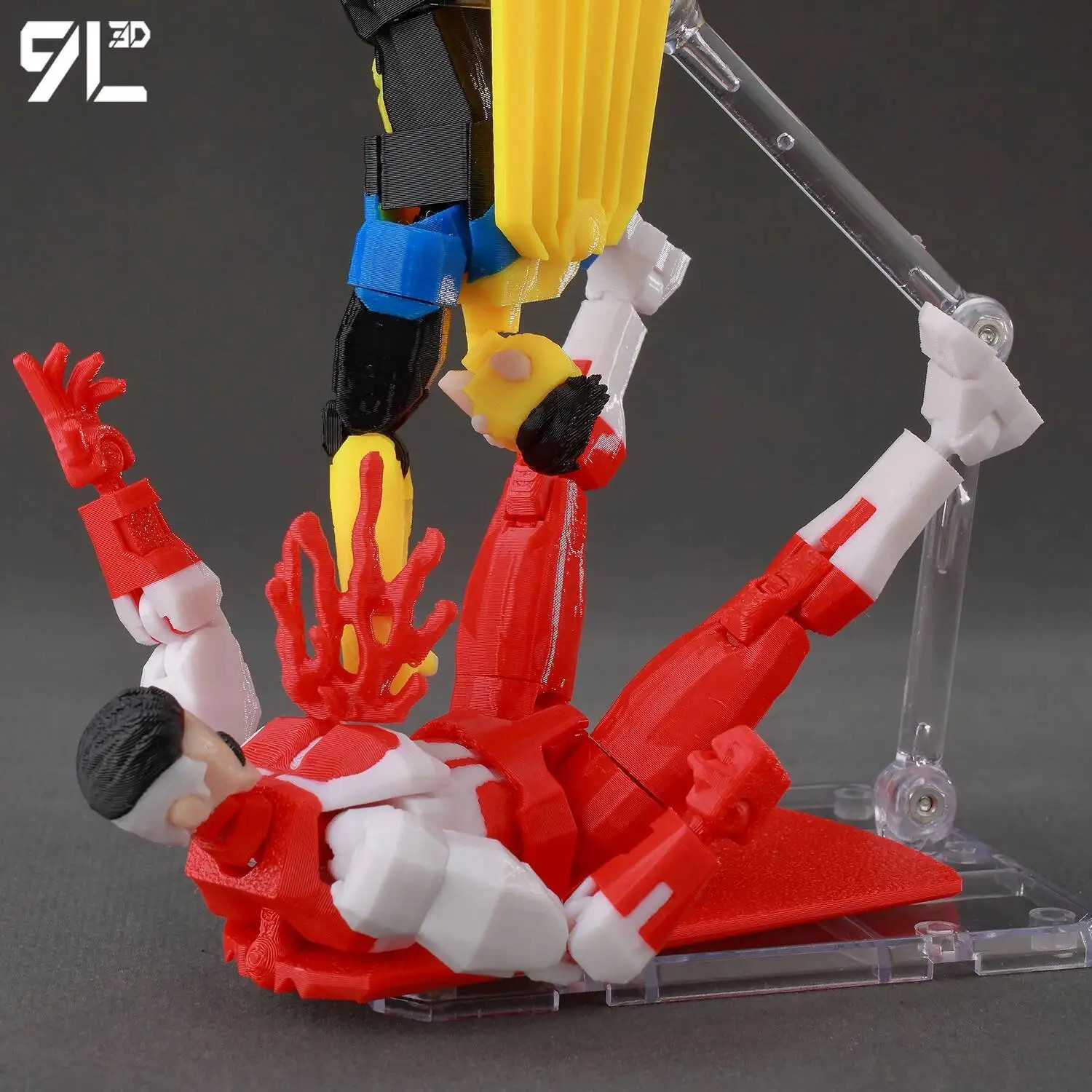 9L3D Lucky 13 Invincible Boy Omni Figure 3D Printed Poseable Anime Toy