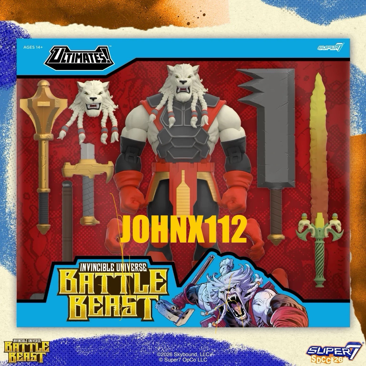 SDCC 2026 Super7 Invincible Battle Beast ULTIMATES! Action Figure PRESALE