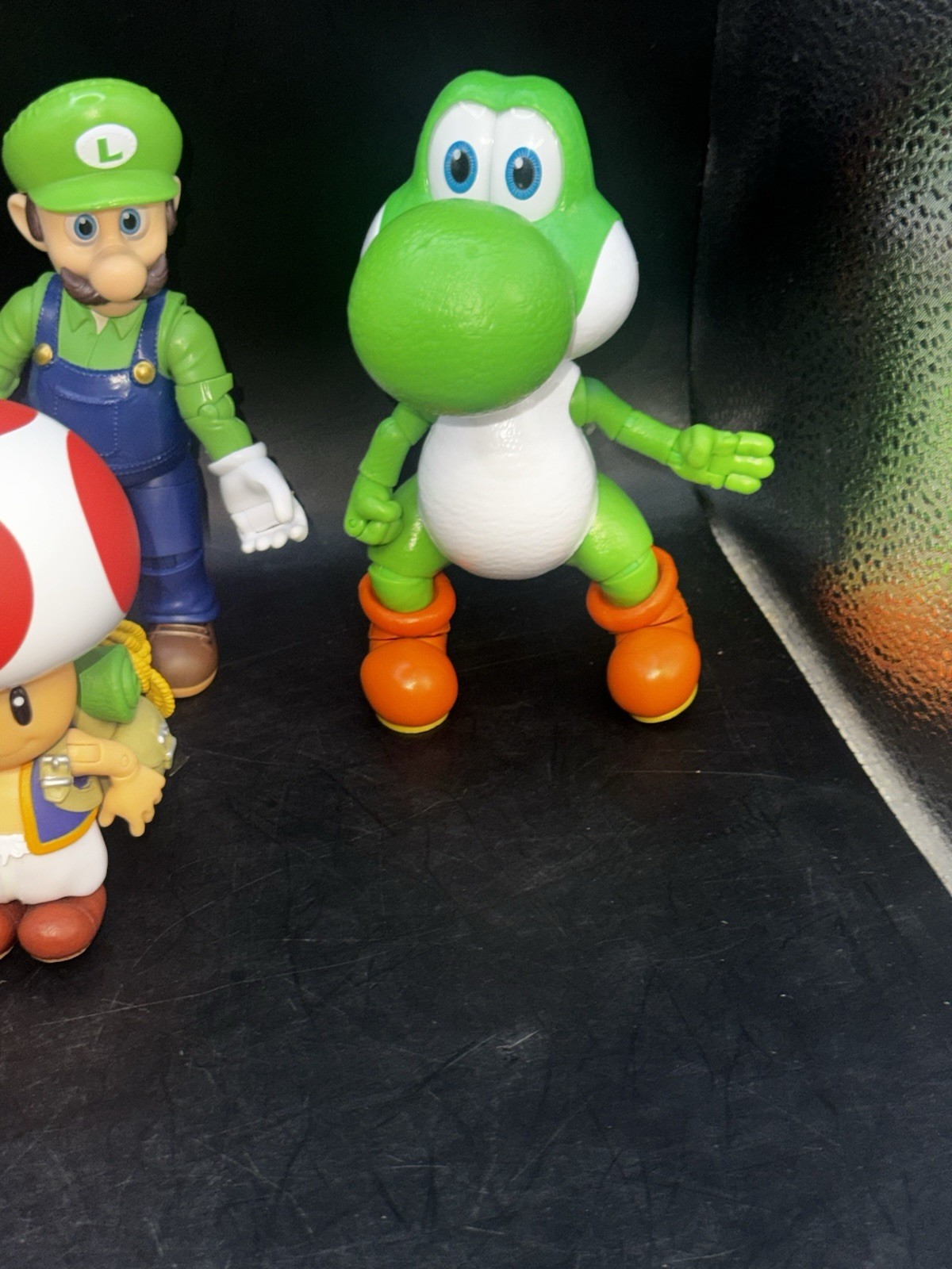 The Super Mario Galaxy Movie Lot Of 6 Figures Yoshi Toad Mario Luigi & More