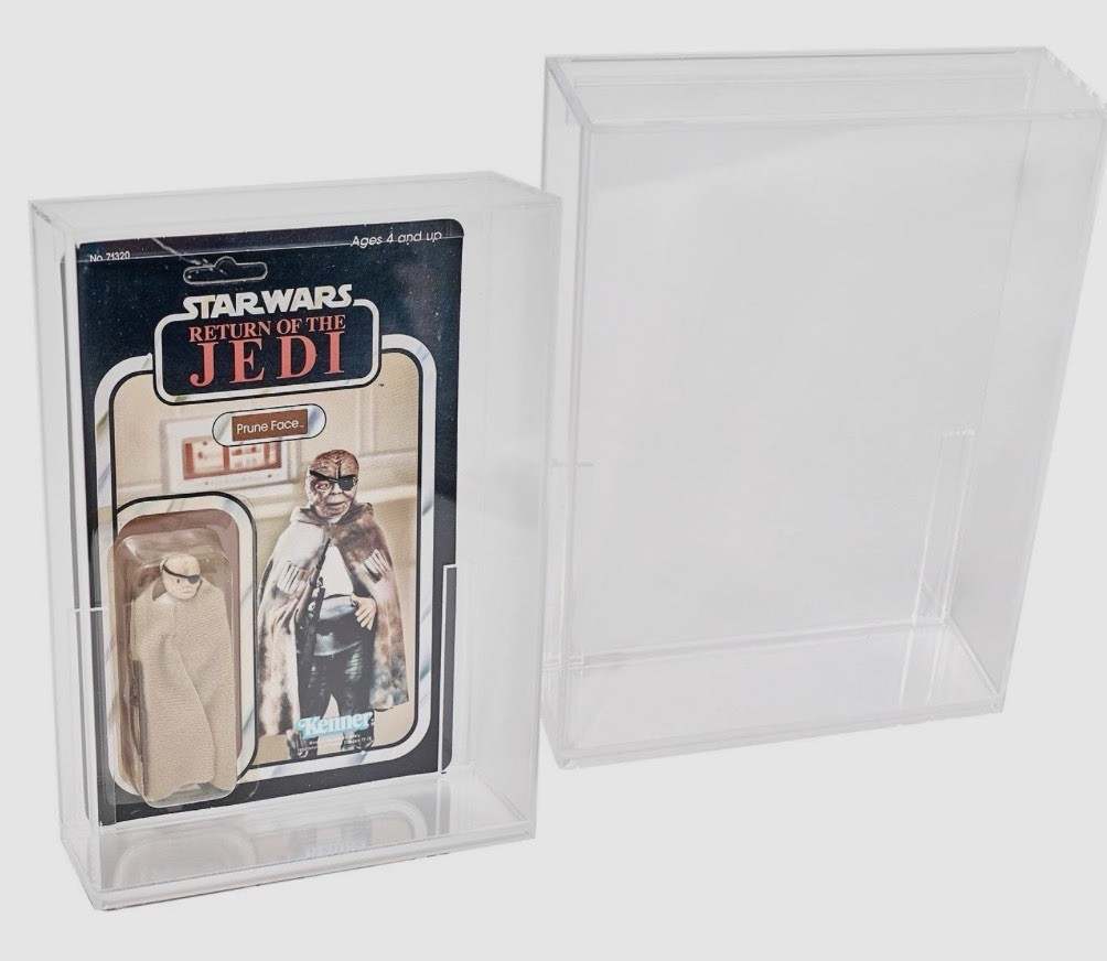Premium JA Acrylic Display Case Carded Star Wars GI Joe Indiana Jones 3.75