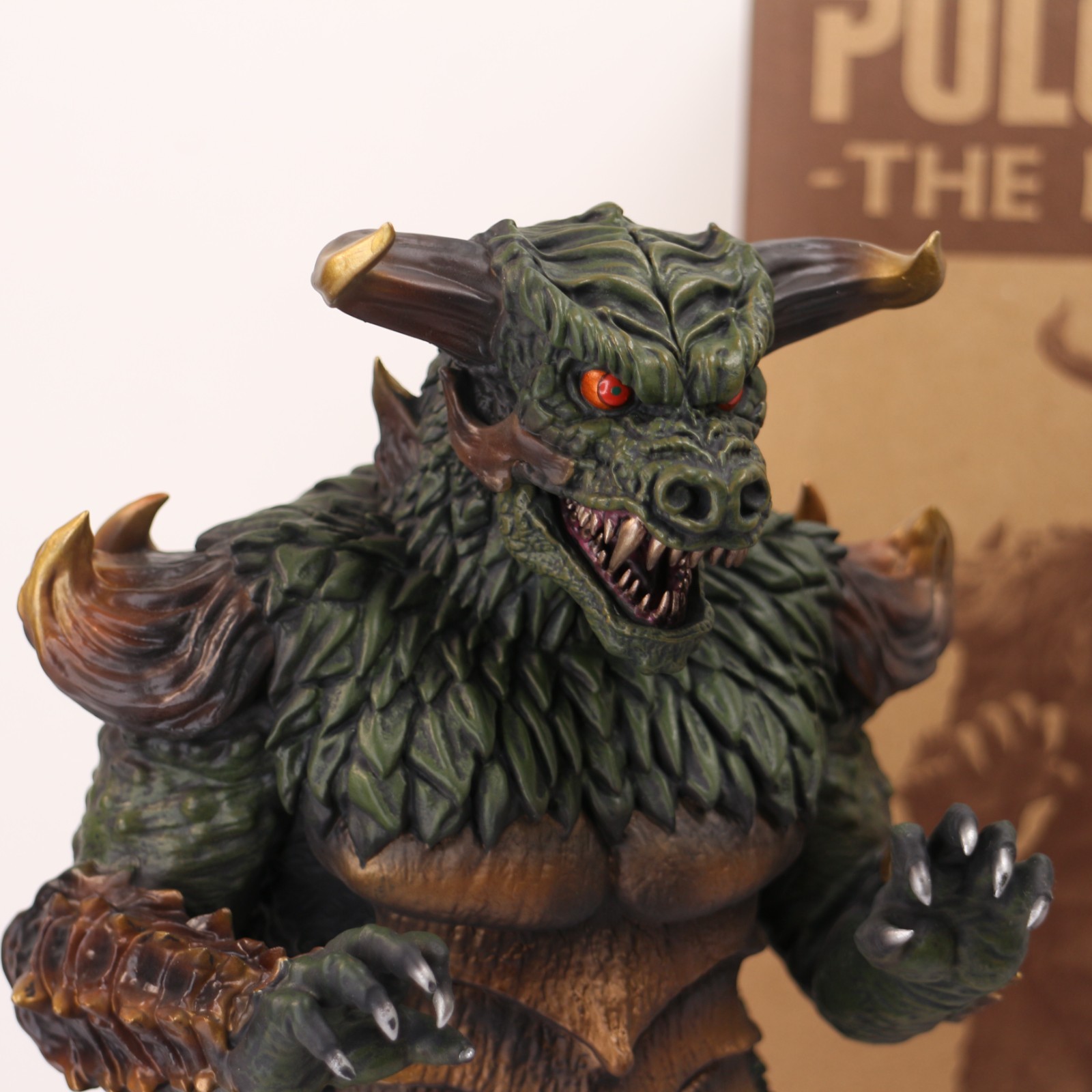 Pulgasauri The Iron Bull Deluxe 12-inch Soft Vinyl Figure Open Box Mondo Tees