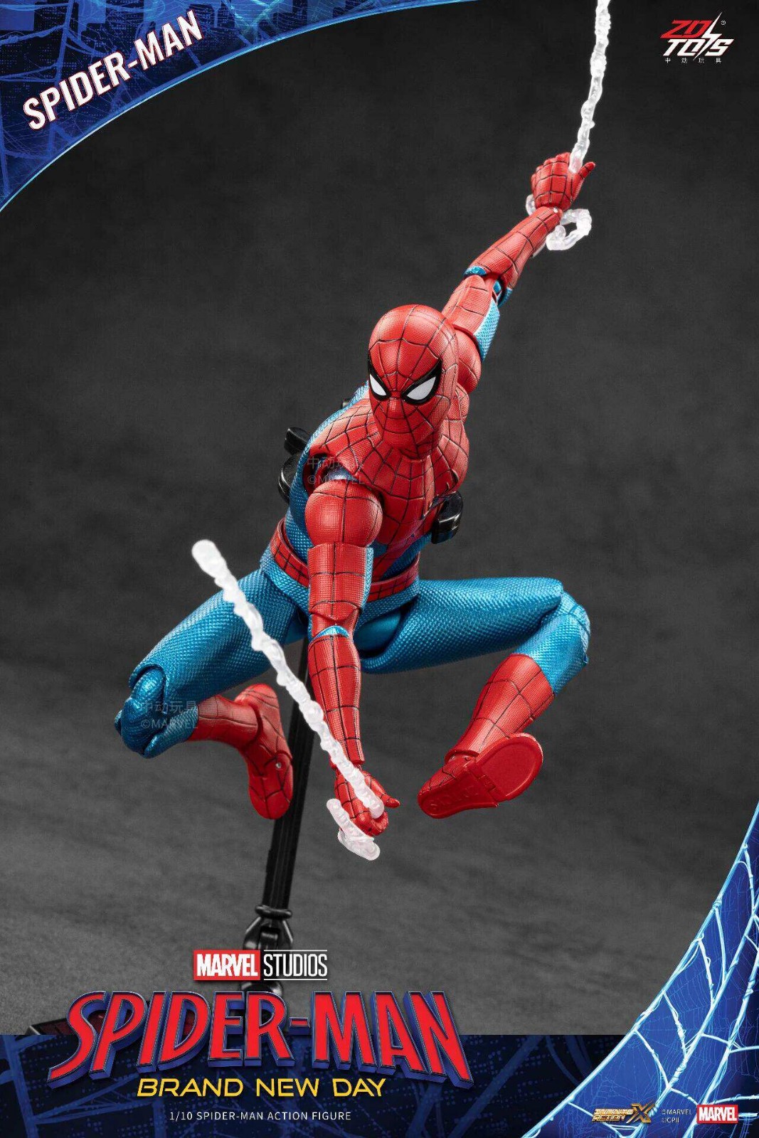 Presale ZD TOY SpiderMan Series Brand New Day Scarlet Spider Man Action Figure