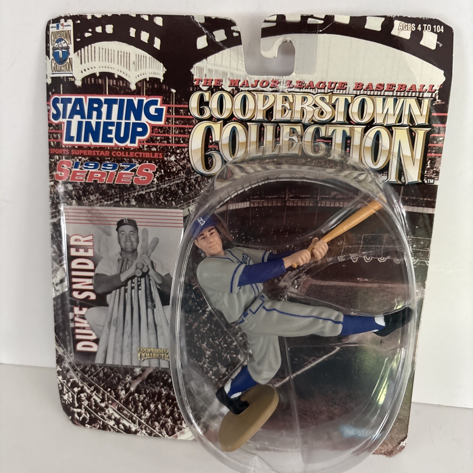 VTG Starting Lineup Cooperstown Collection Duke Snider 1997 MLB Dodgers Figure