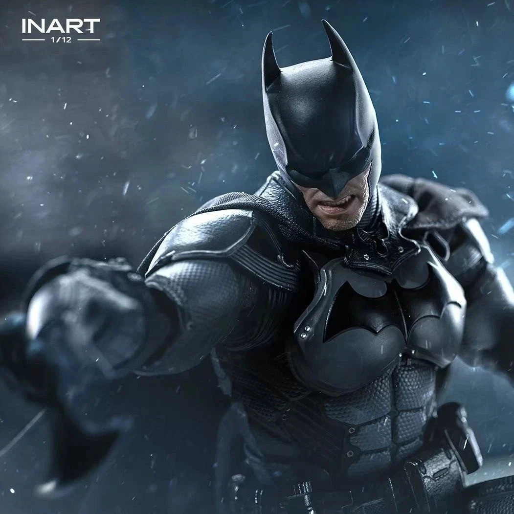 INART Batman Arkham Origins Batman 1/12 Action Figure Collection Model Toy New