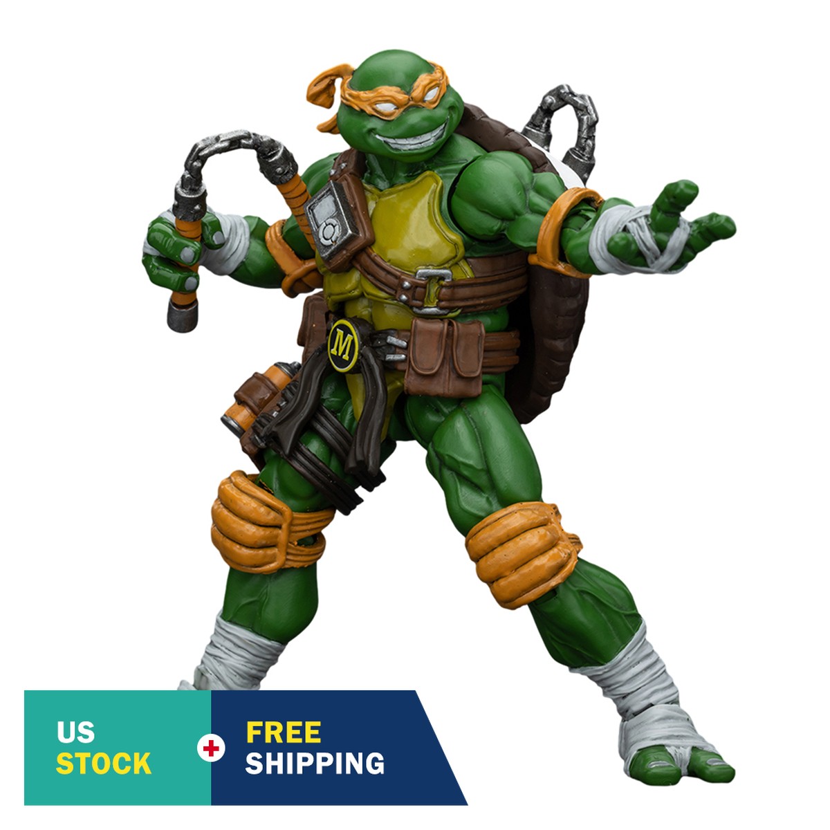 HIPLAY JOYTOY TMNT-Leonardo & Raphael 1:18 Action Figure