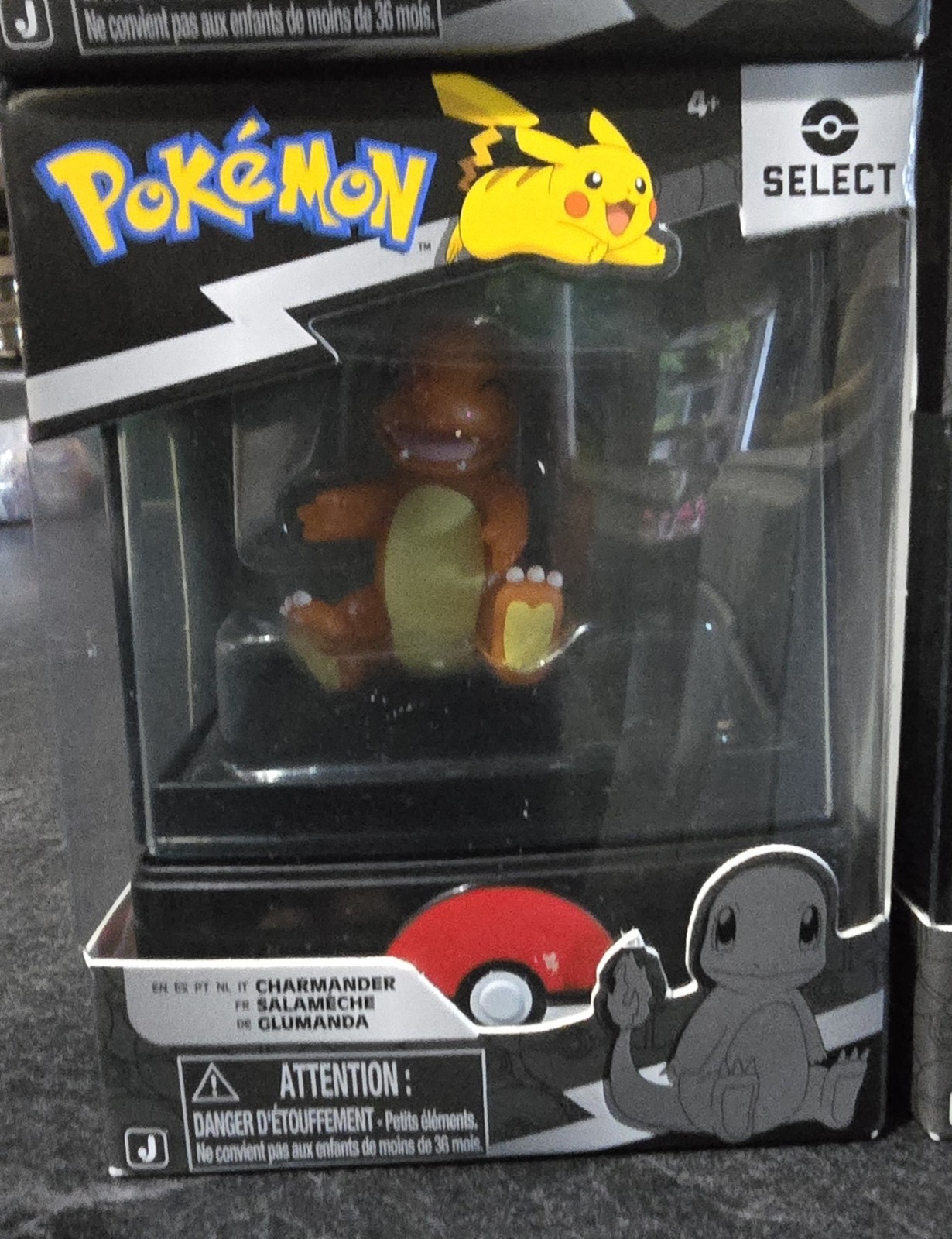 2025 Jazwares Pokemon Select series 9 Charmander Squirtle Bulbasaur Pikachu
