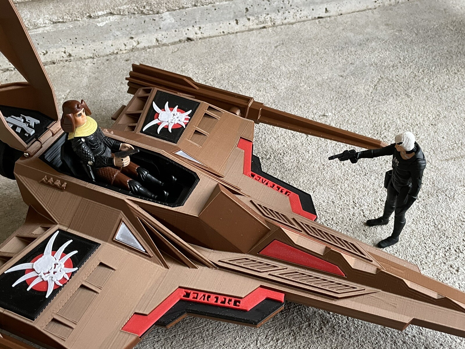 Draconian Marauder / Hatchet Fighter / Space Pirate Fighter 3.75” Action Figures