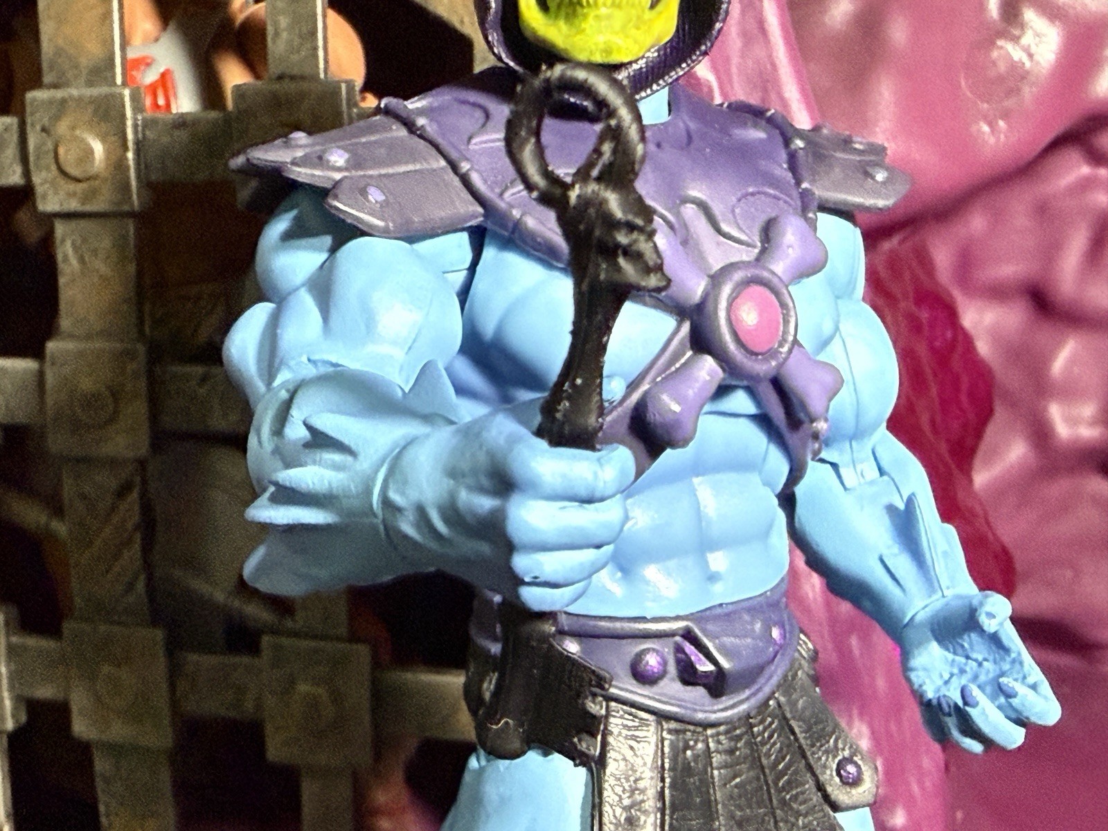 Unpainted Black Dungeon cell extension set for Classics Snake mountain
