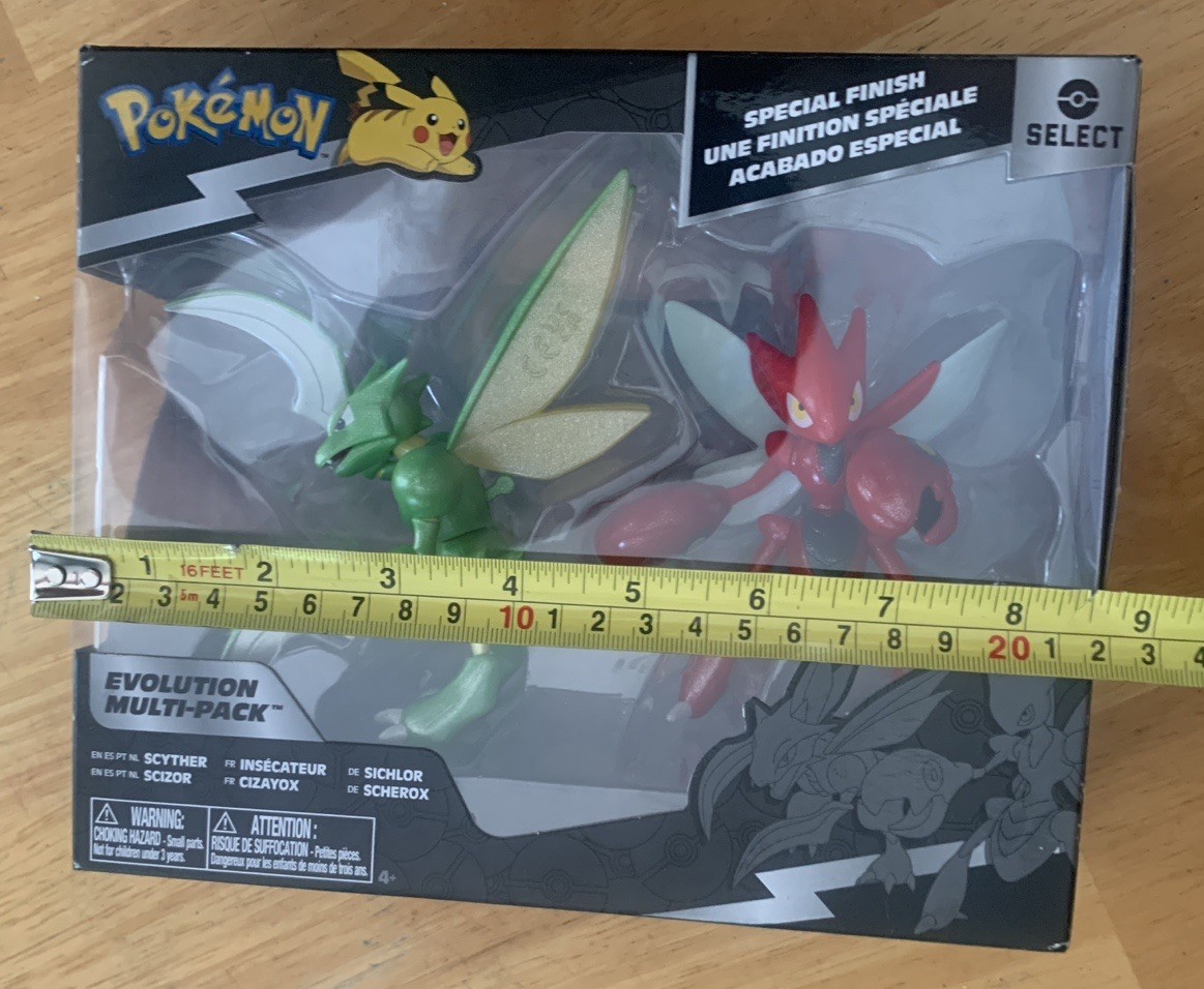 Pokémon Scyther & Scizor Select Series Evolution 2-Pack Exclusive Action Figures