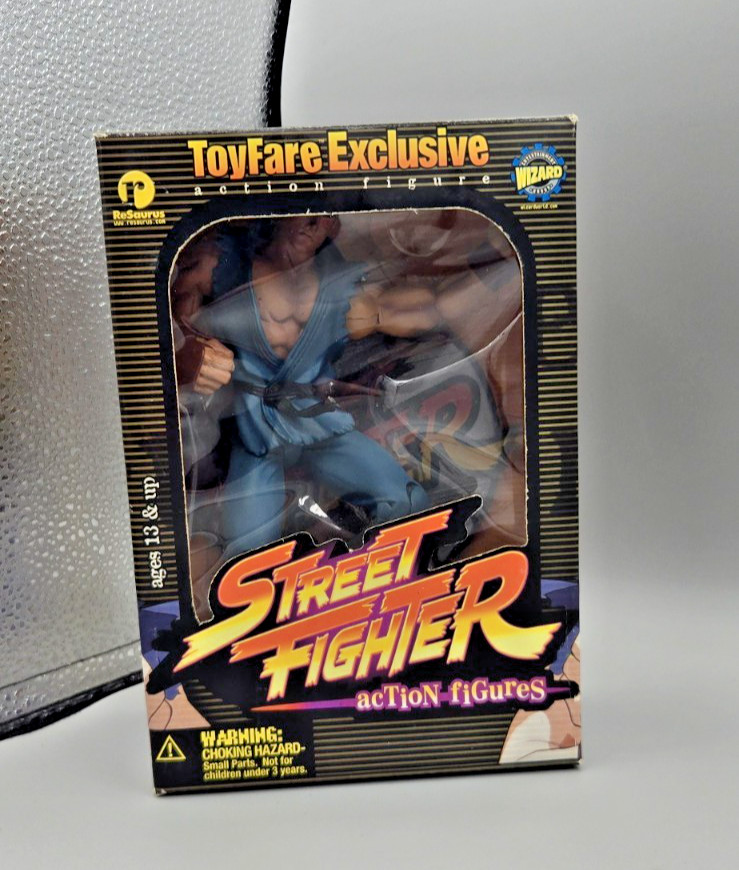 ReSaurus Street Fighter Evil Ryu MISB 1999 Wizard Toyfare Exclusive