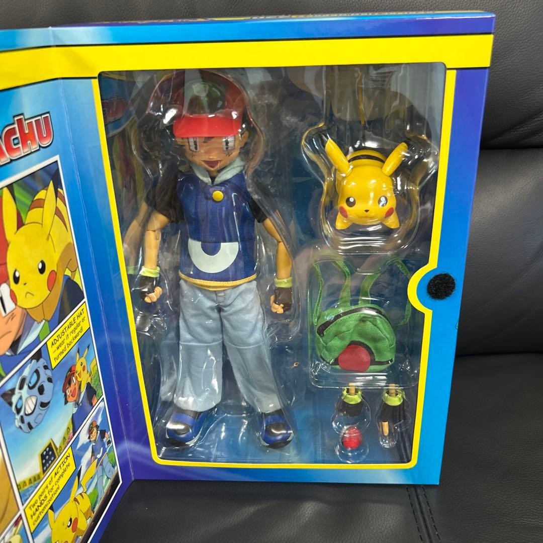 Medicom Toy RAH 220 Pokemon Advanced Generation Ash Ketchum Satoshi Pikachu Rare