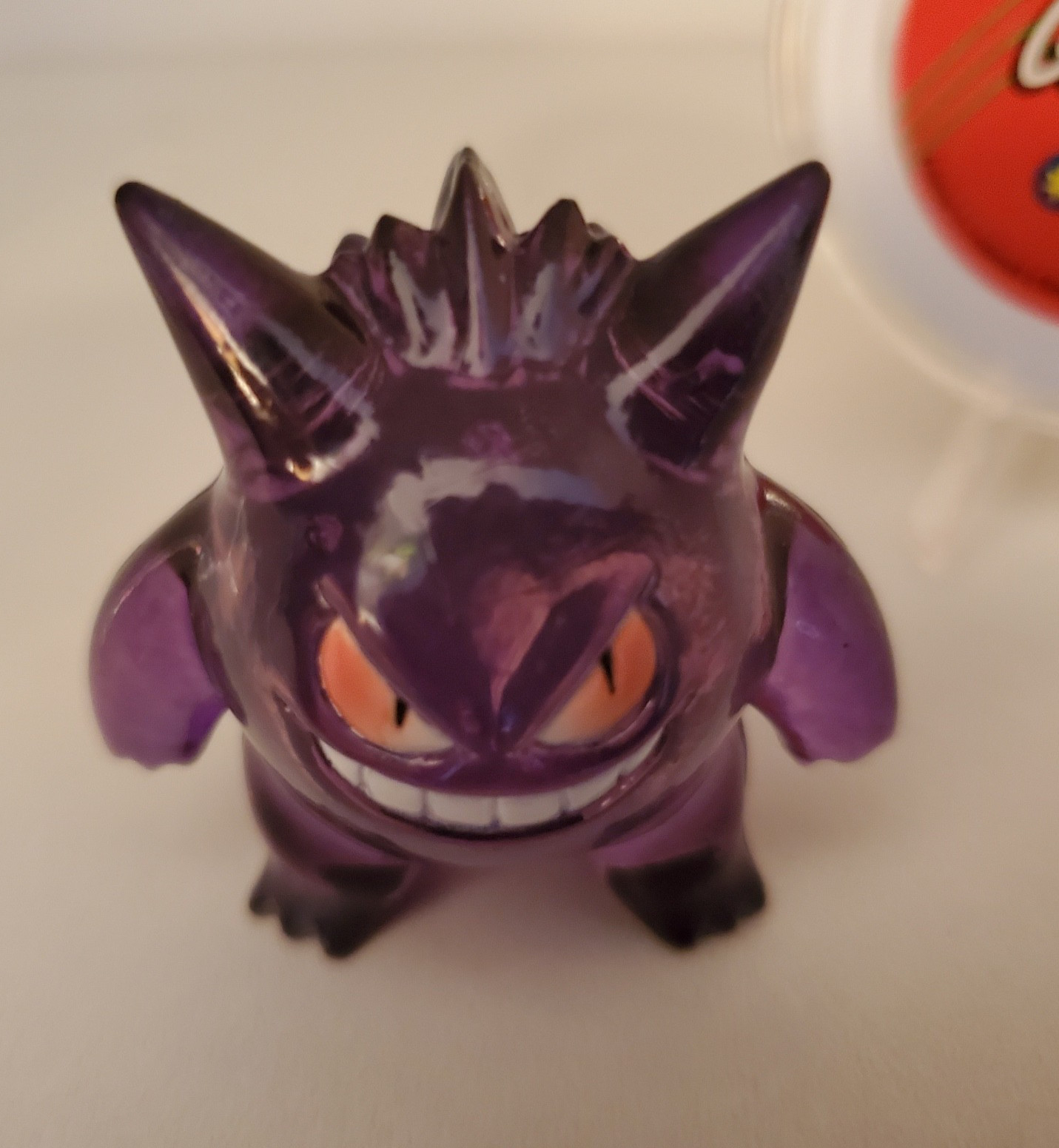 Vintage Original CGTSJ Tomy China Pokémon Gengar Translucent Figure Rare W/ Coin