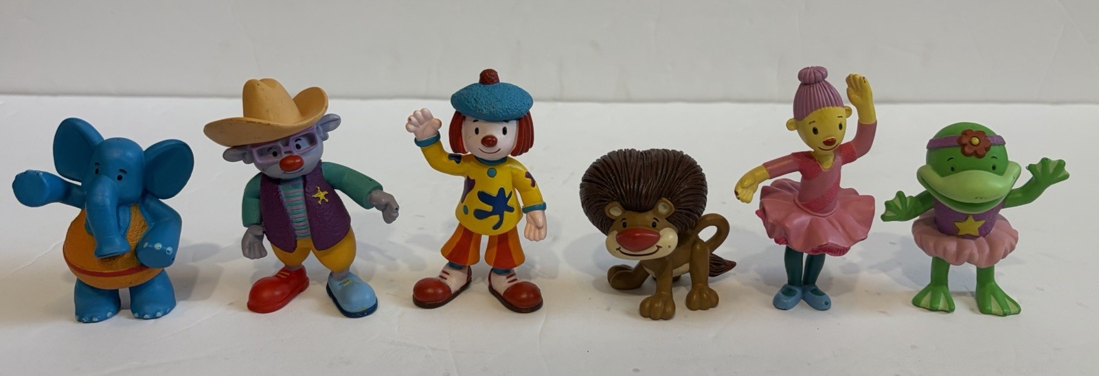 Disney Playhouse JoJo’s Circus Playset 2004 Jojo, Goliath, Skeebo, Croaky, Tina