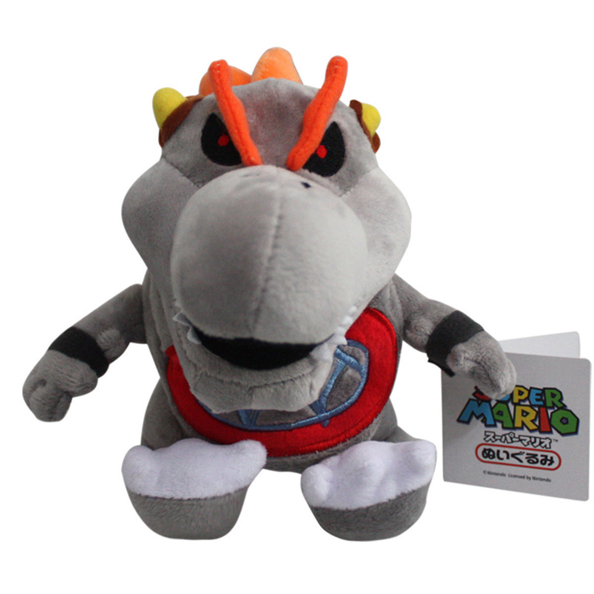 Super Mario Bros Baby Dry Bowser Jr Bones Koopa Plush Doll Soft Toy Gift 17cm
