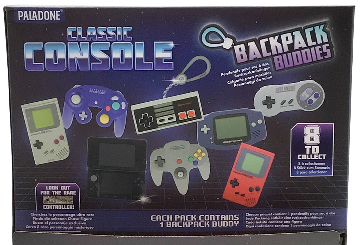 3x Backpack Bodies Classic Console & Game Controller Keychain Mystery Blind Bag