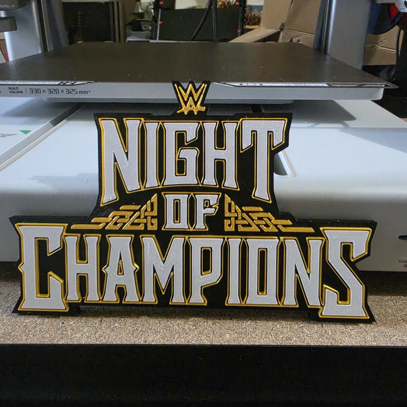 WWE Mattel Night Of Champions 2026 PLE Logo Accessory